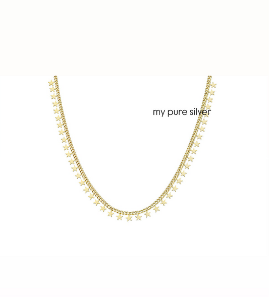 PULLU YILDIZ KOLYE