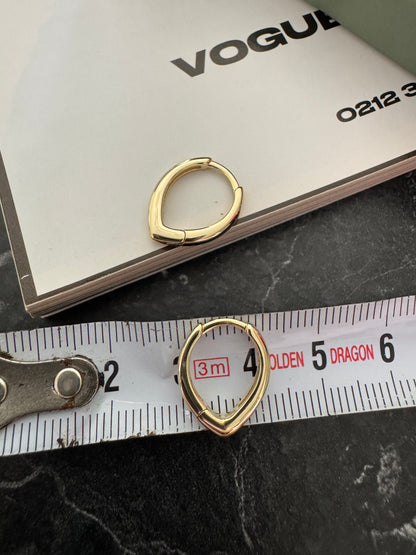 OVAL HALKA KÜPE