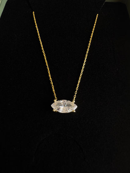 OVAL TEKTAŞ KOLYE