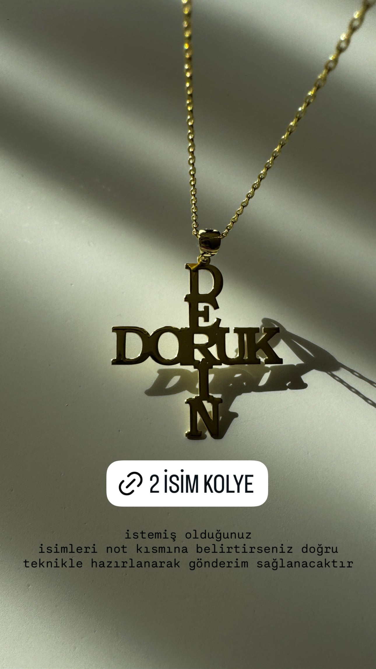 2 İSİM KOLYE