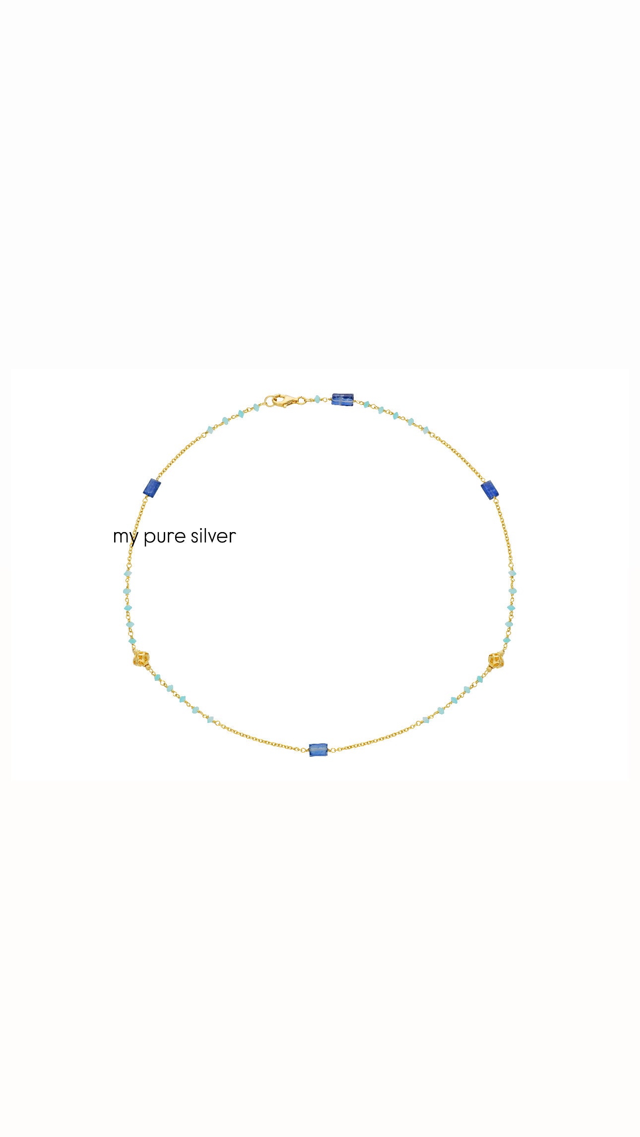 IOLITE NAVY BLUE NECKLACE