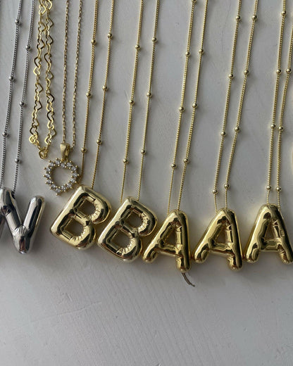 Balloon Letter Necklace