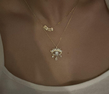 Drop Eye Necklace