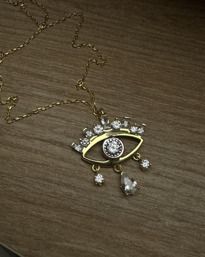 Drop Eye Necklace