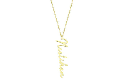 Vertical Name Necklace