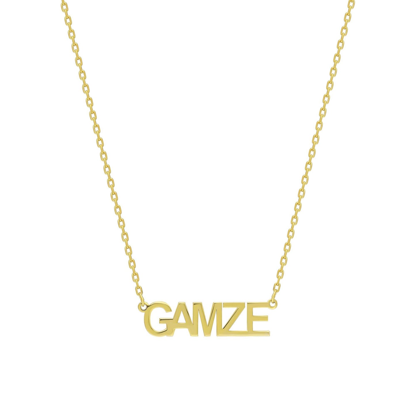 Plain Name Necklace