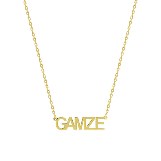 Plain Name Necklace