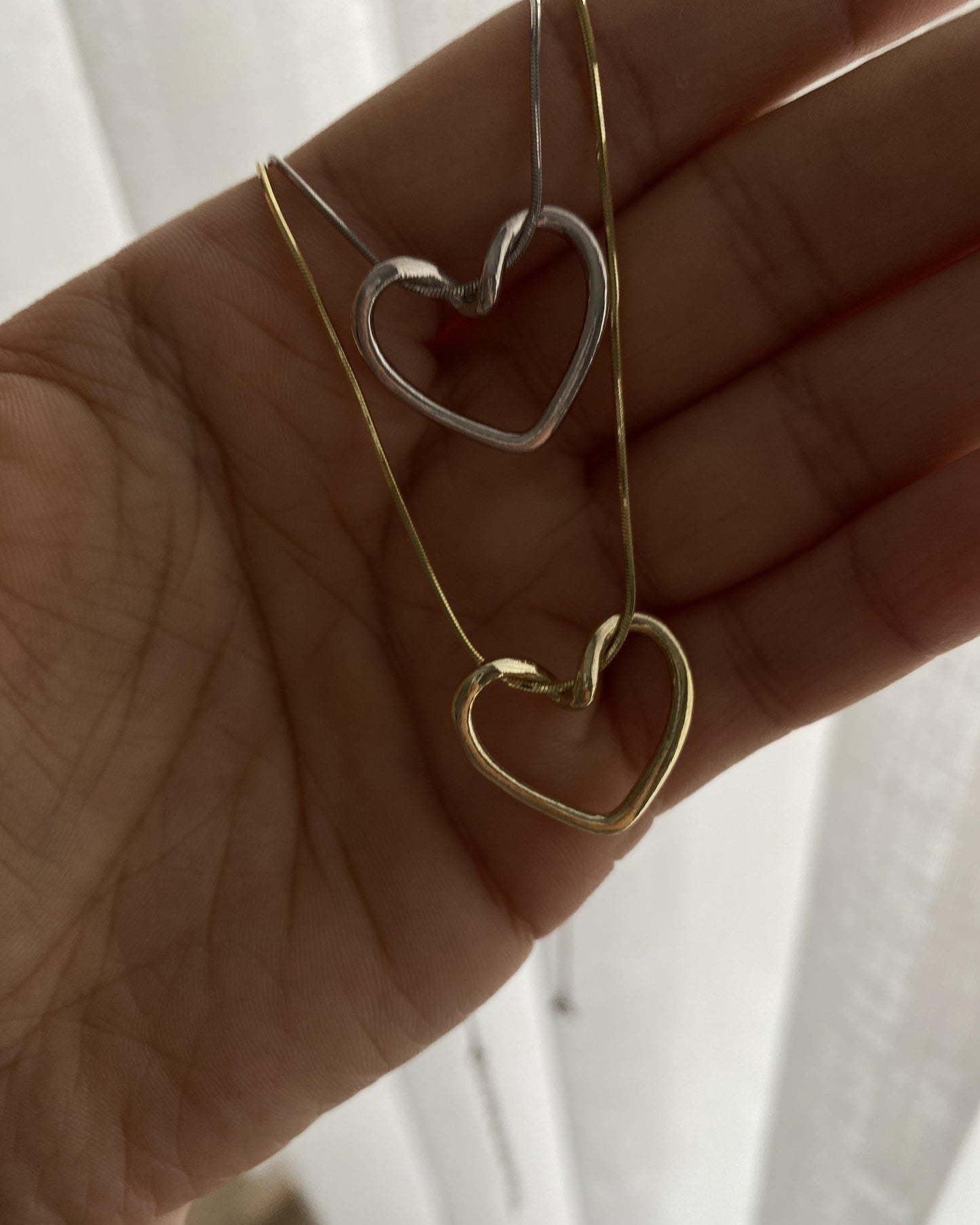 Hollow Heart Necklace