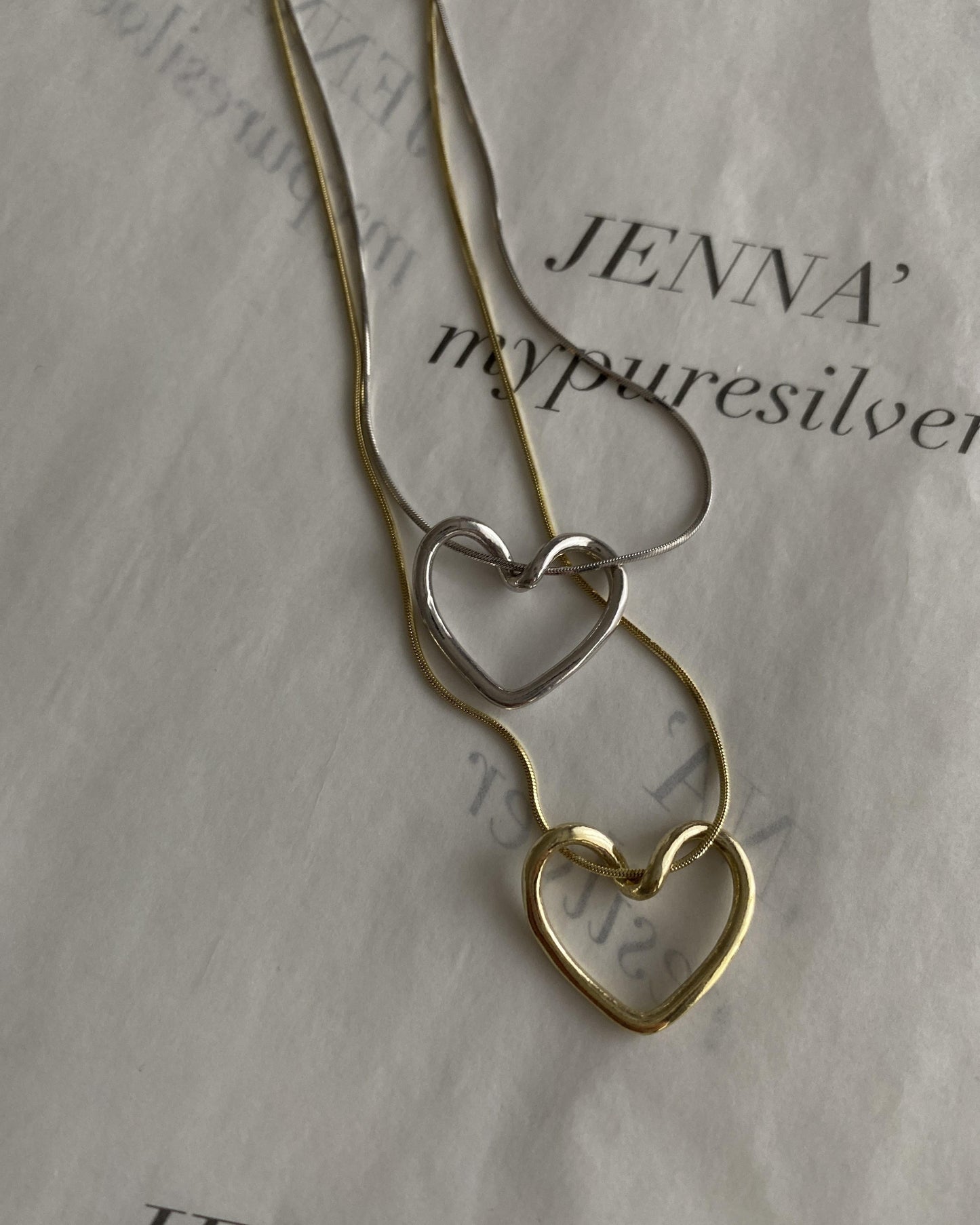 Hollow Heart Necklace