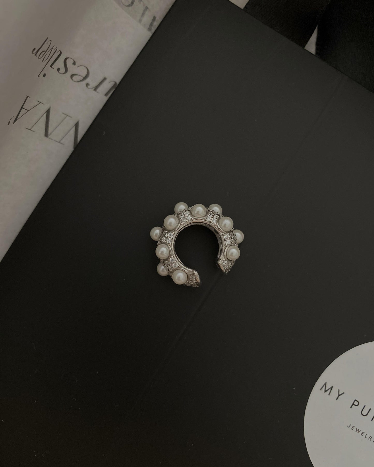 Pearly Bubble Ear Cuff